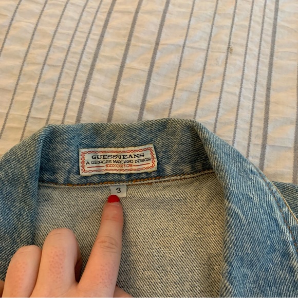 1980s Vintage Cropped Denim Jacket (very Rock n’ Roll) - Picture 7 of 7